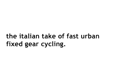 fast urban cycling